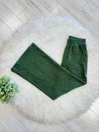 Women’s Zenana Olive Green Sleeveless Pant Set