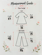 Women’s Evermmee Brown Polka Dot Set- Loose Fit