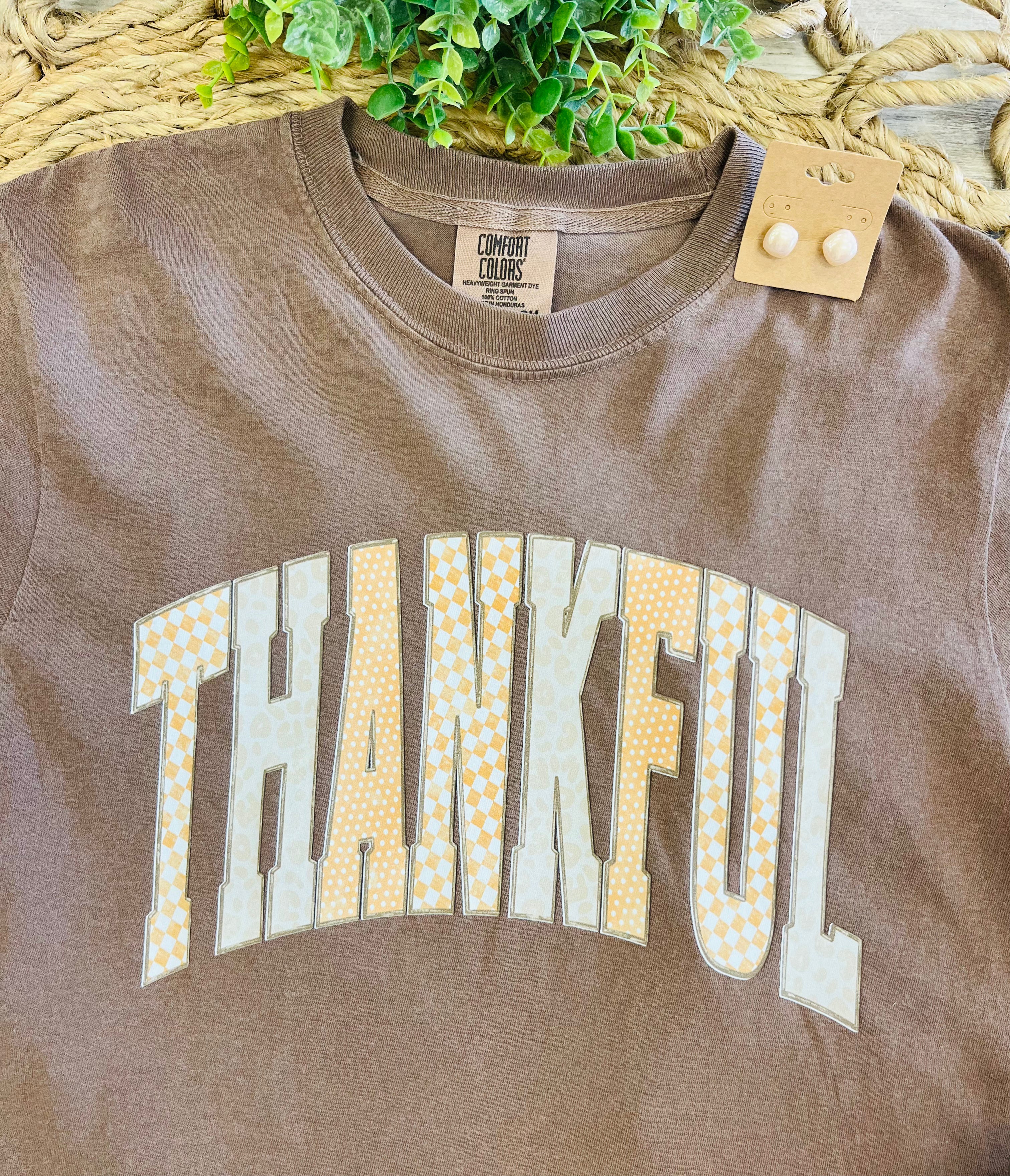 Women’s Comfort Colors Thankful Tee