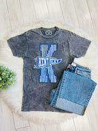 Women’s Grey Acid Wash Kentucky Tee