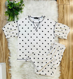 Women’s Evermmee Polka Dot Pant Set- True to Size