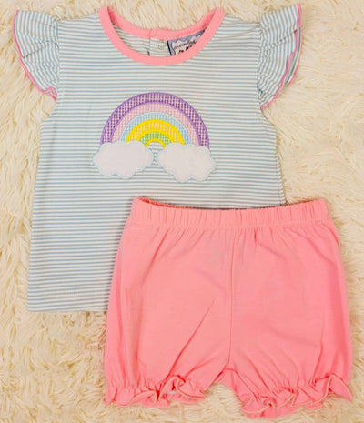 Girls 2 Piece Rainbow Set