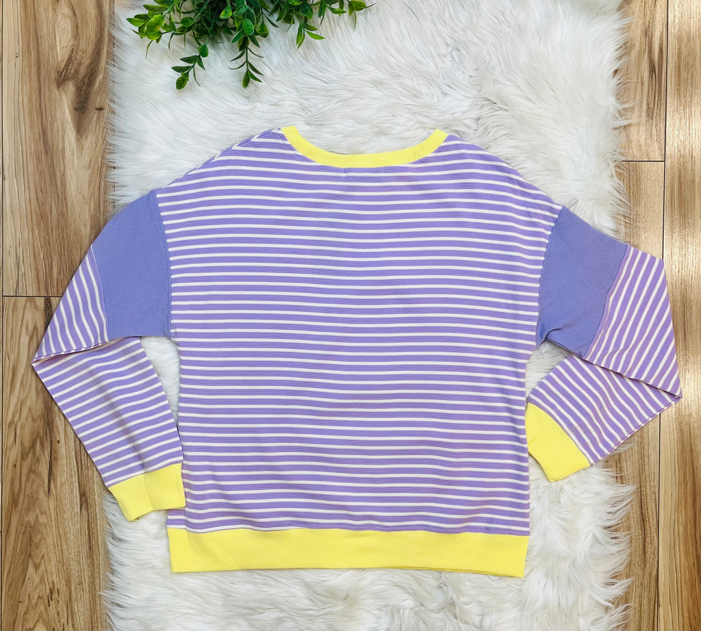 Women’s Evermmee Lilac Striped Top