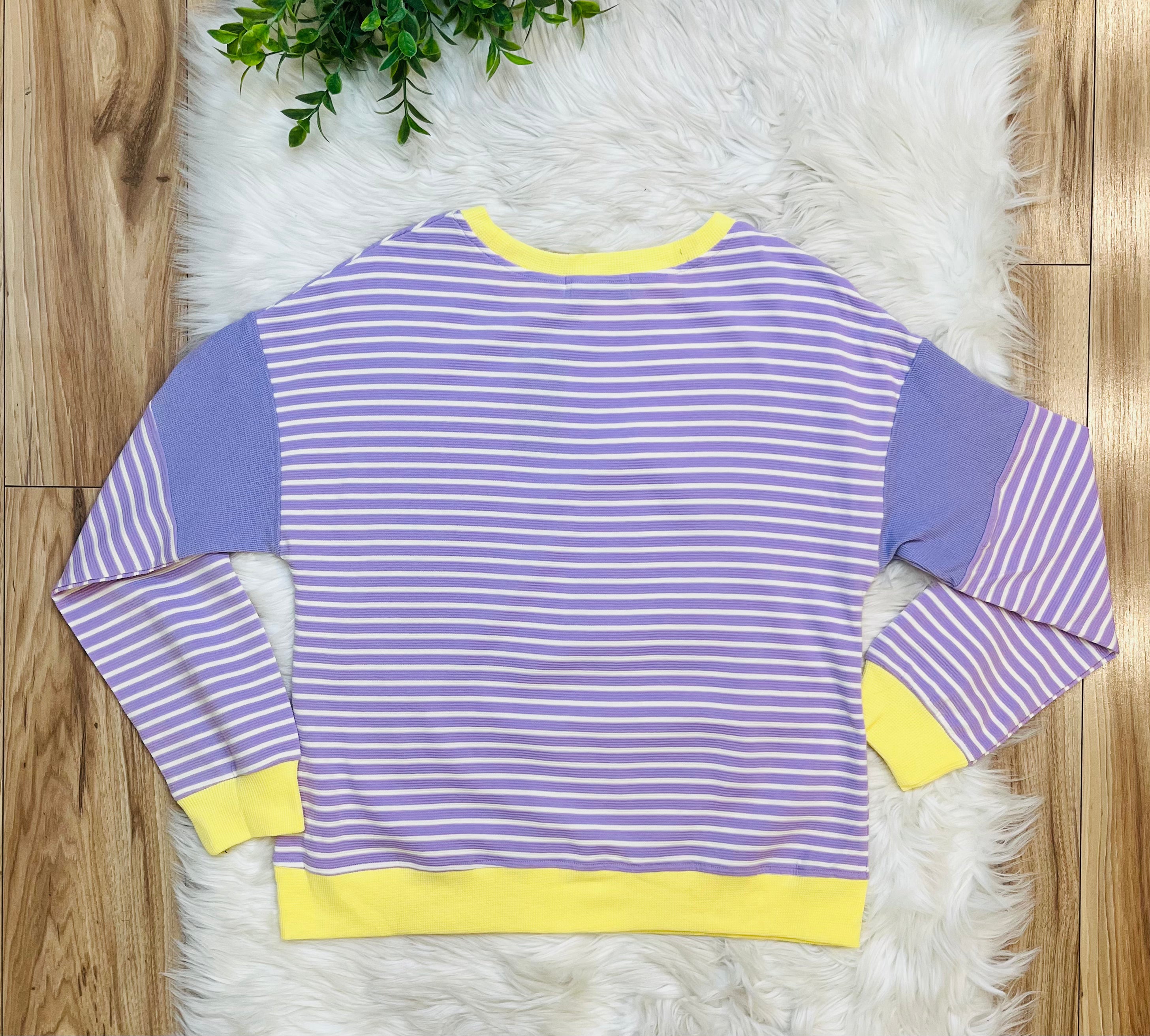 Women’s Evermmee Lilac Striped Top