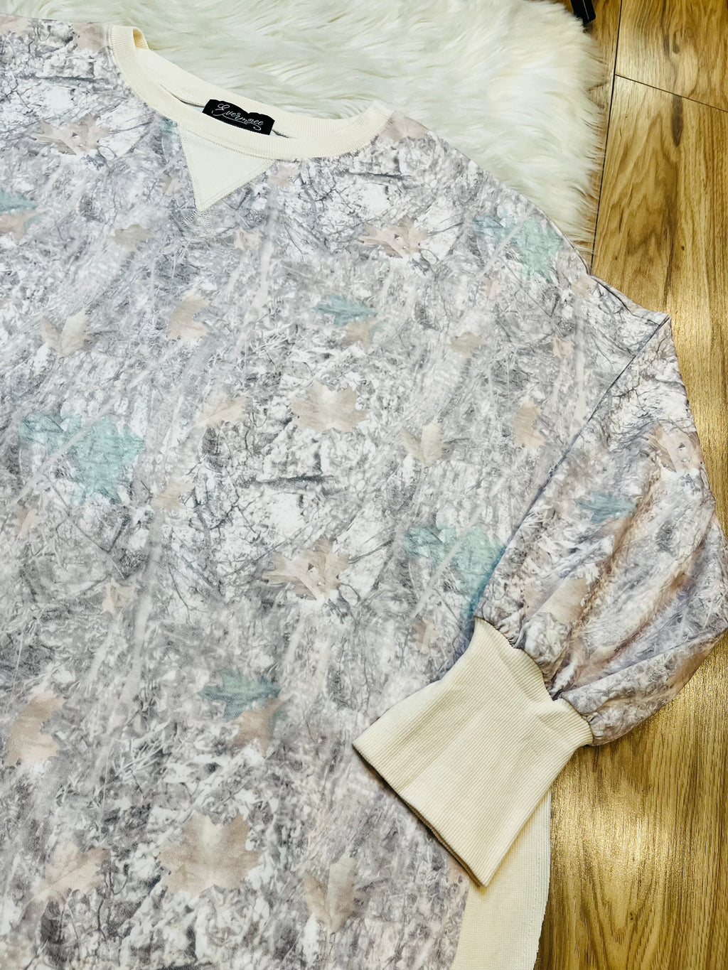 Women’s Evermmee Curvy Camo Top- True to Size