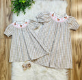 Girl’s Little Pony Smocked Dress