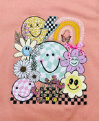 Girl’s Smiley Face Graphic Tee