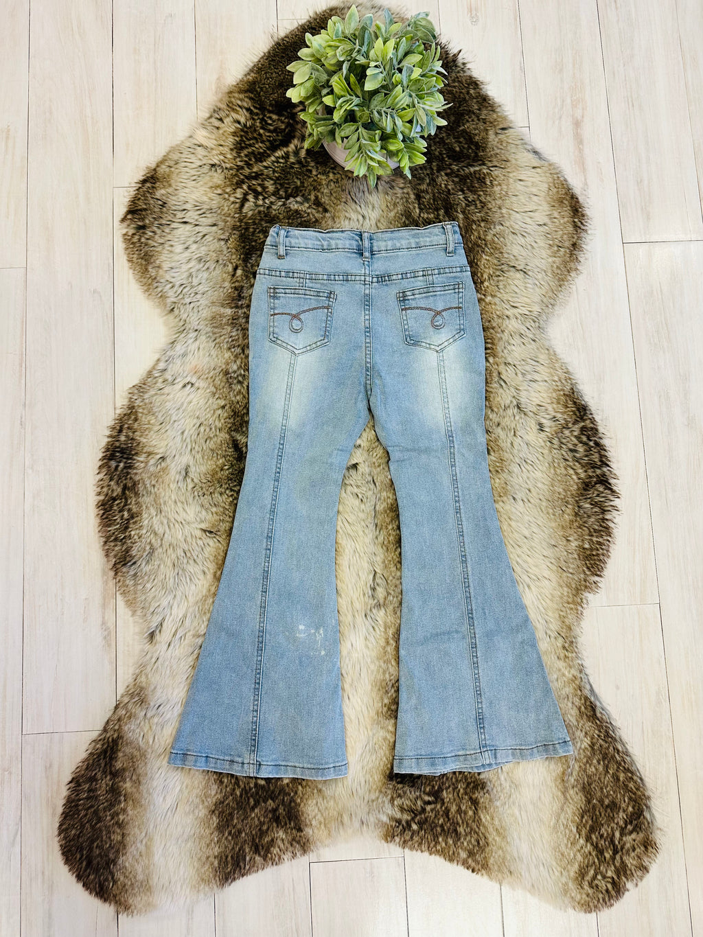 Stained Girl’s Flare Jeans