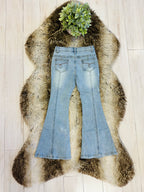Stained Girl’s Flare Jeans