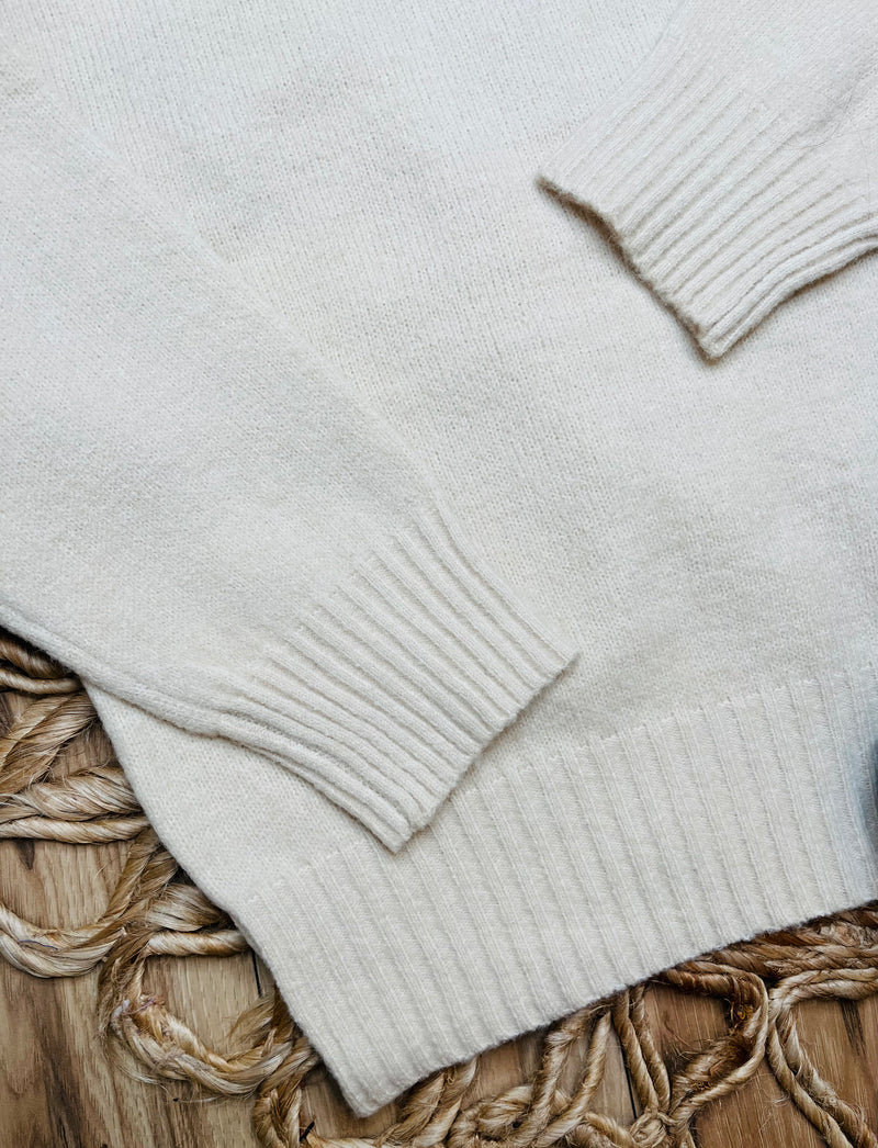 Womens Cream Sweater
