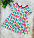 Girl’s School Embroidered Dress