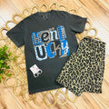 Women’s Charcoal Kentucky Mixed Print Graphic Tee