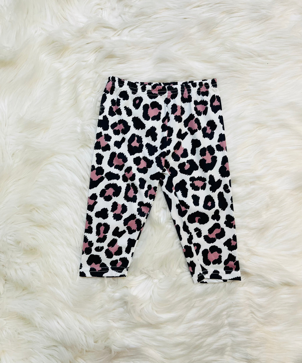 Girl’s Pink Cheetah Pant Set