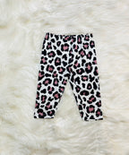 Girl’s Pink Cheetah Pant Set
