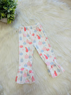 Girl’s Light Pink Pumpkin Ruffle Pant Set