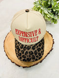 “Expensive & Difficult” Cheetah Print Hat