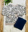Women’s Very J Gray Abstract Top