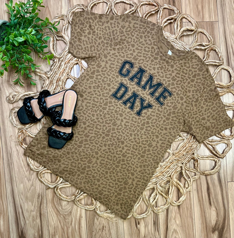 Women’s Game Day Leopard Print Top