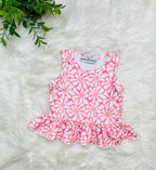 Girl’s Pink and Coral Pant Set