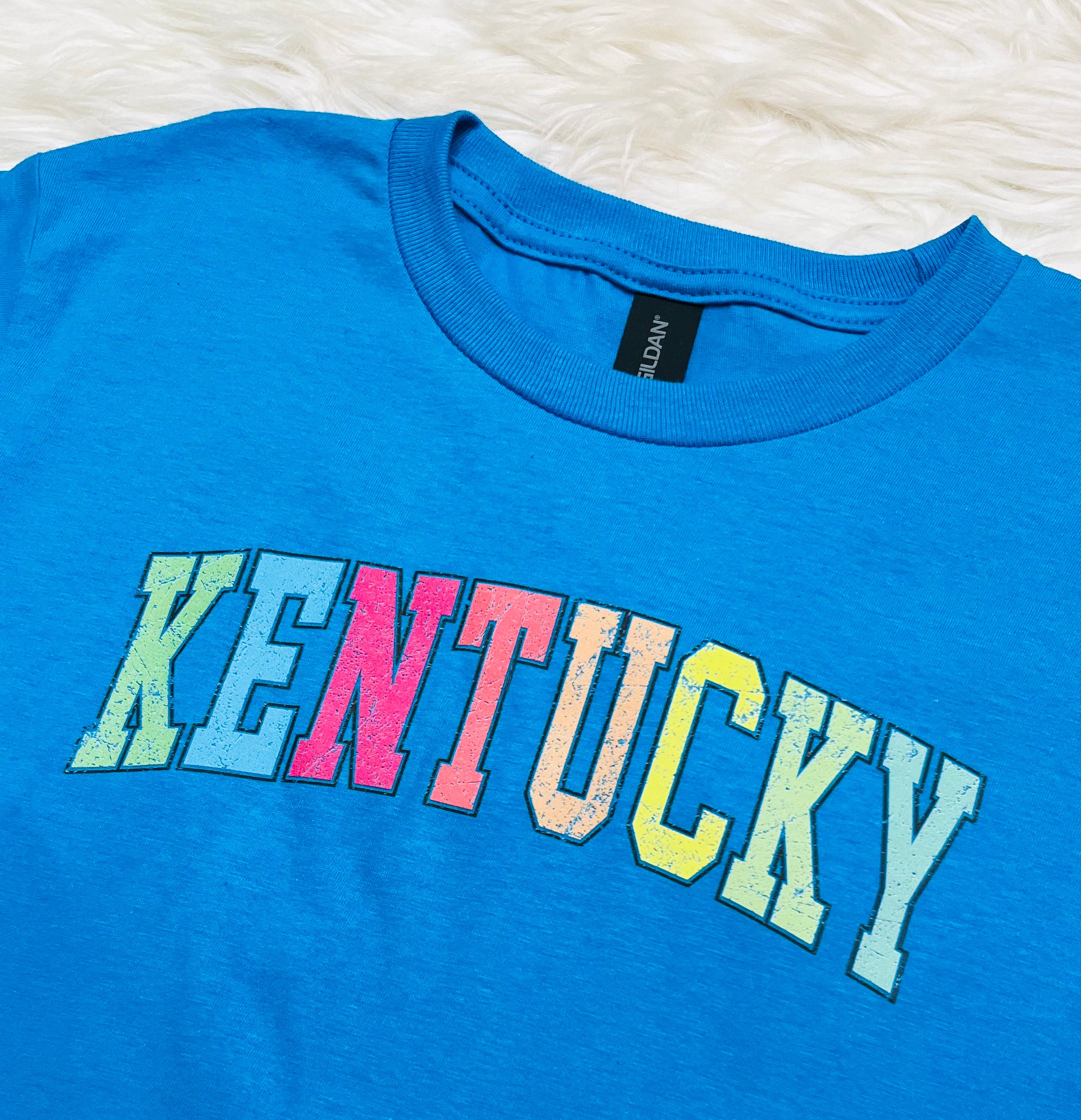 Girl’s Royal Blue Kentucky Tee