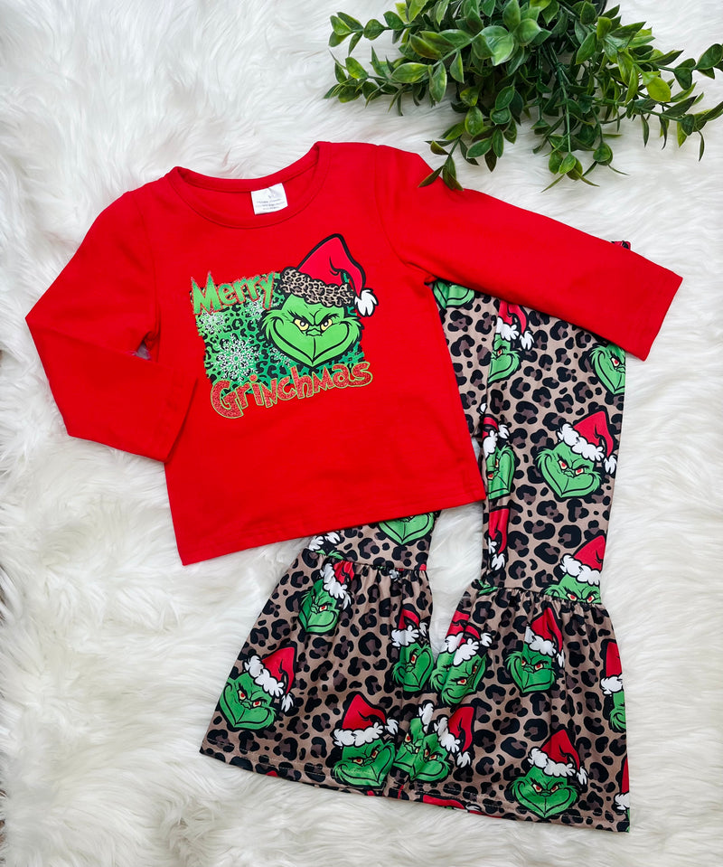 Girl’s Merry Grinchmas Set