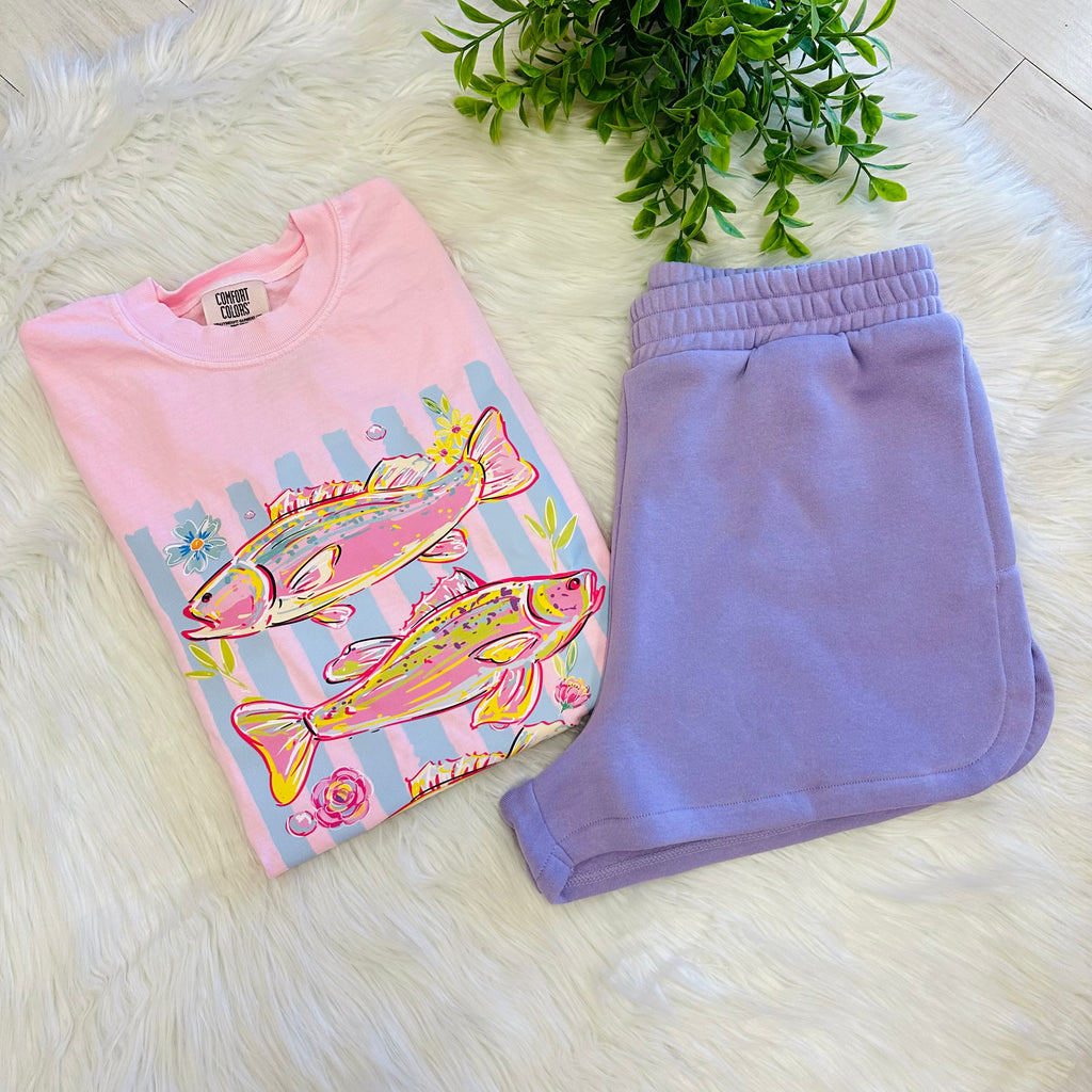 Women’s Lavender Zenana Shorts with Pockets