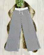 Women’s Zenana White & Black Long Sleeve Set