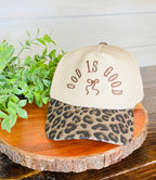 Women’s God is Good Leopard Hat