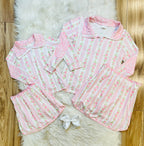 Girl’s Pink Rose Skort Outfit Set