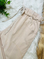 Women’s Evermmee Taupe Drawstring Pants- True to Size