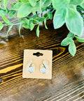 Women’s Gold Pearl Teardrop Earrings