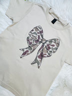 Girl’s Camo Bow Tee