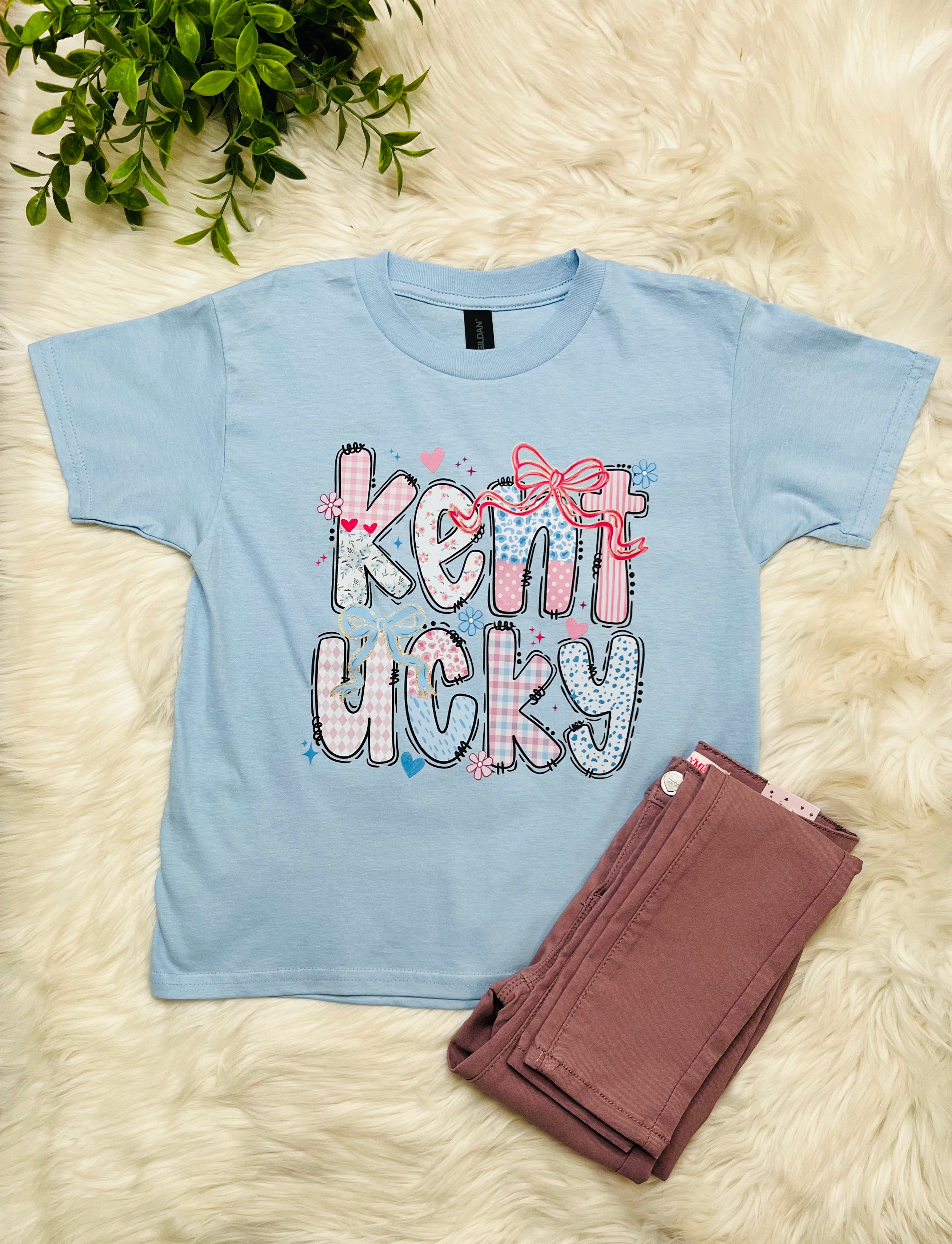 Girl’s Kentucky Pattern Tee