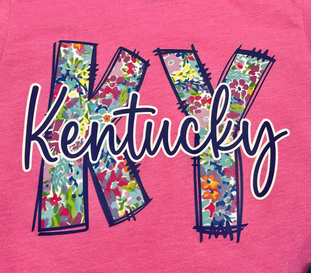Girl’s Pink Kentucky Tee