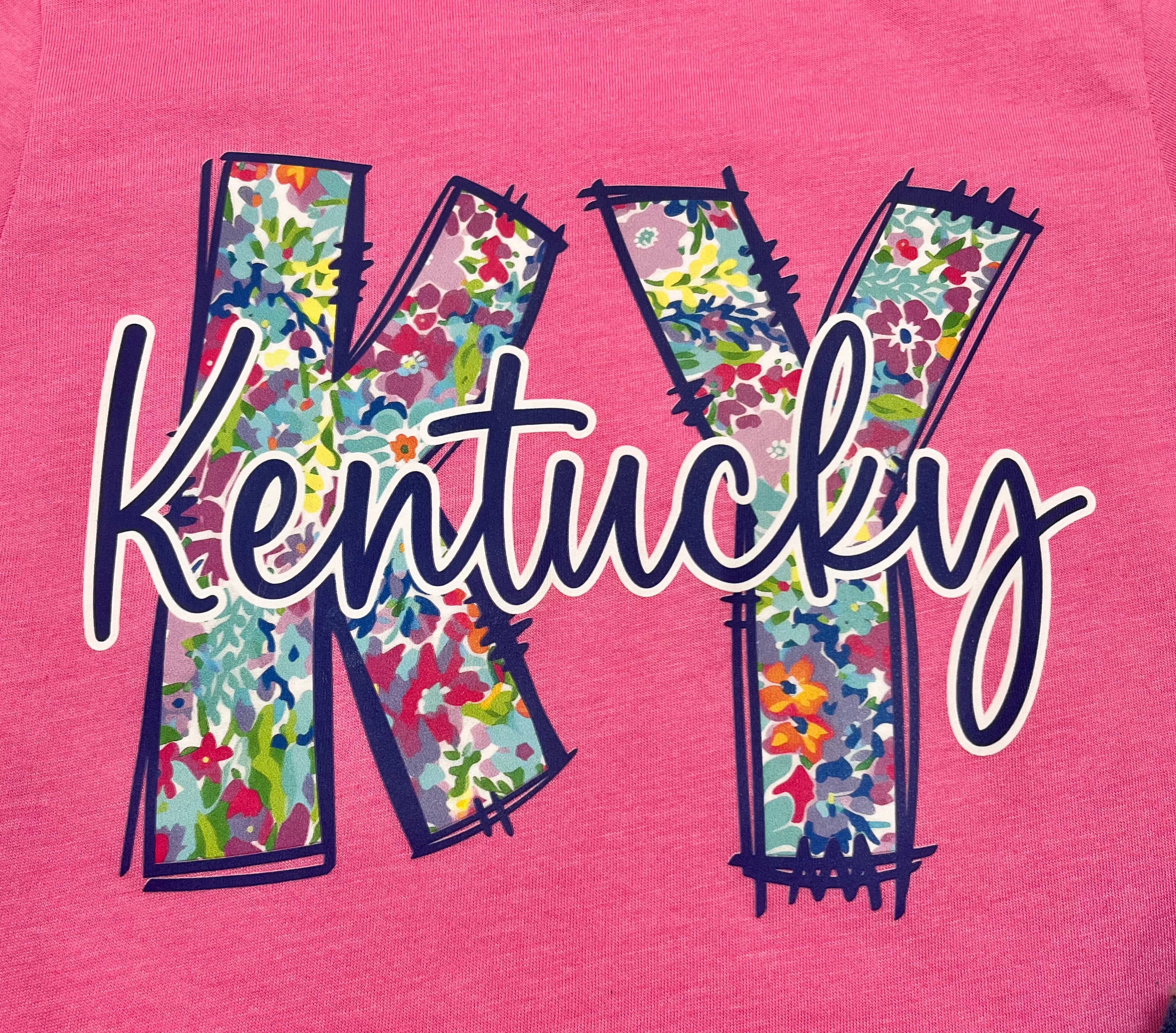 Girl’s Pink Kentucky Tee