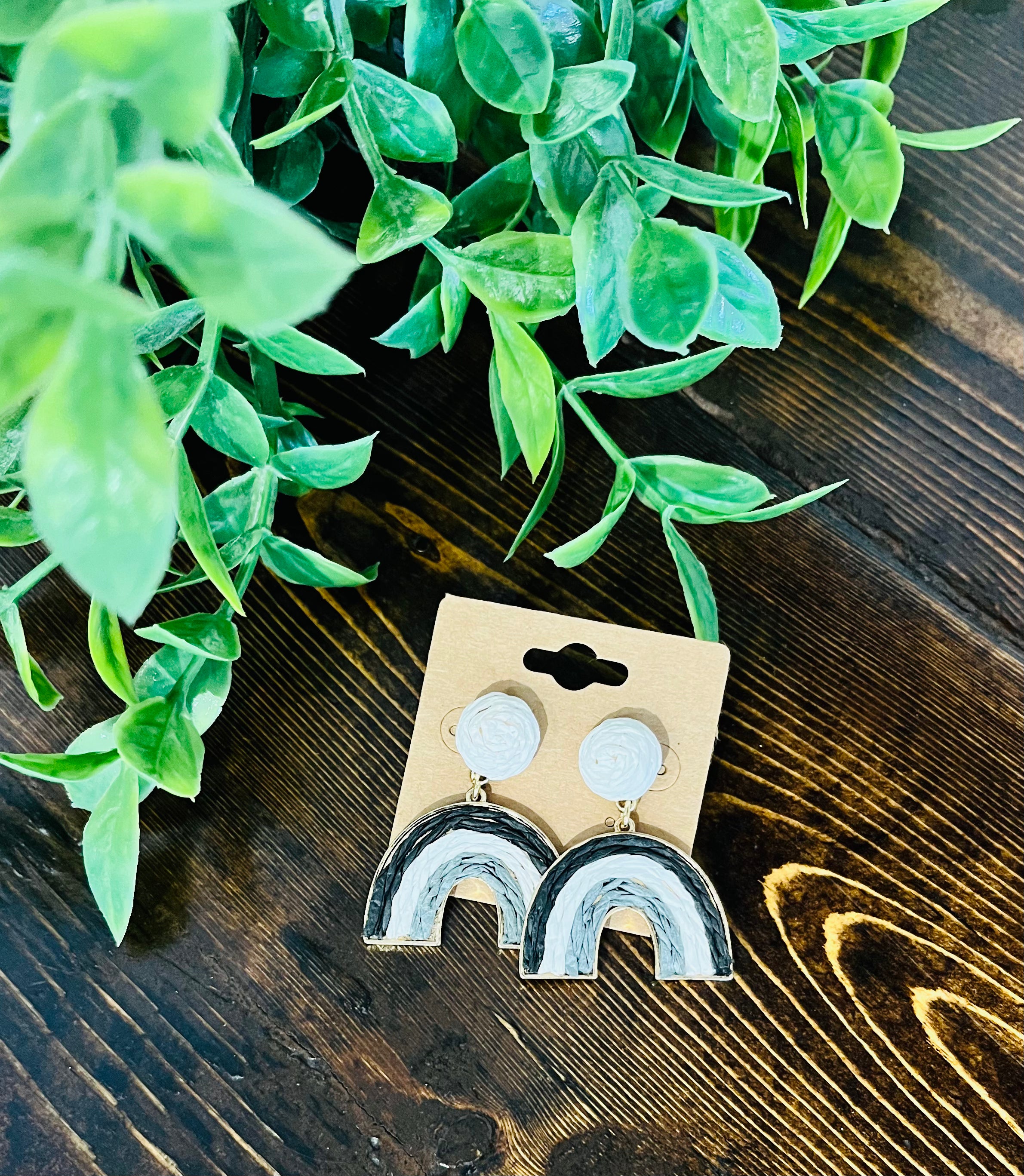 Women’s Grey Rainbow Earrings
