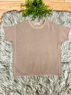 Women’s Zenana Cocoa Sweater Top-True to Size