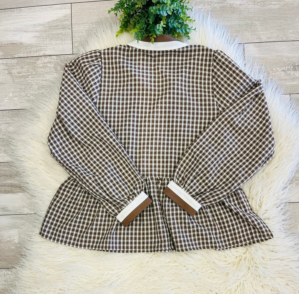 Women’s Jodifl Gingham check Top - True to size
