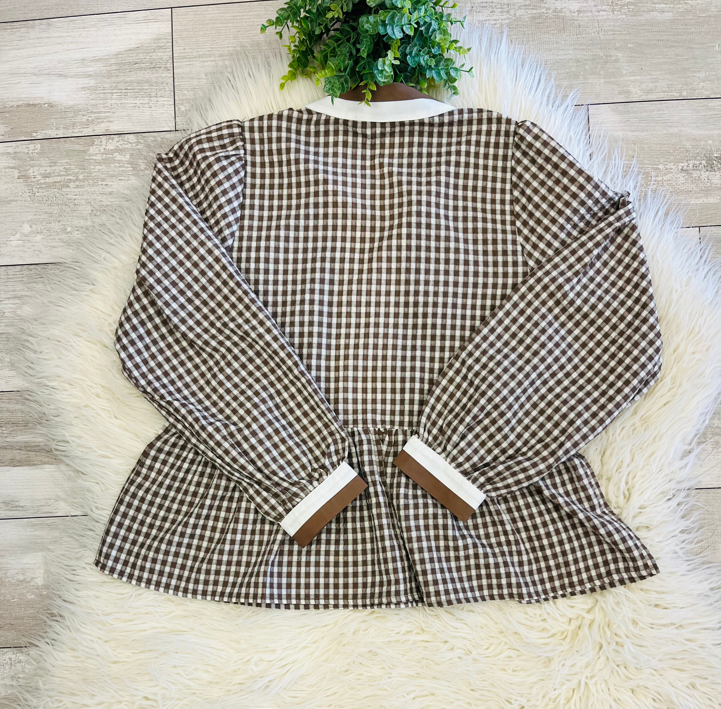 Women’s Jodifl Gingham check Top - True to size