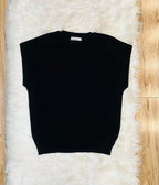 Women’s Zenana Black Vest Top - True to Size