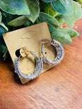 Diamond Hoop Earrings