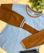 Women’s Blue & Brown Jodifl Long Sleeve - True to size