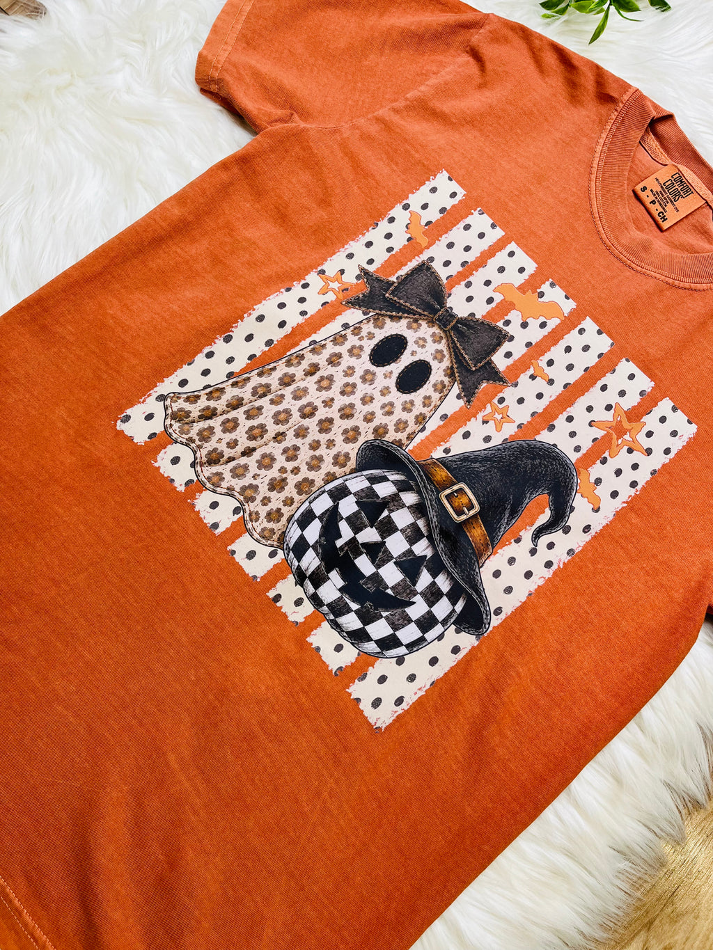 Women’s Comfort Color Ghost Pumpkin Tee