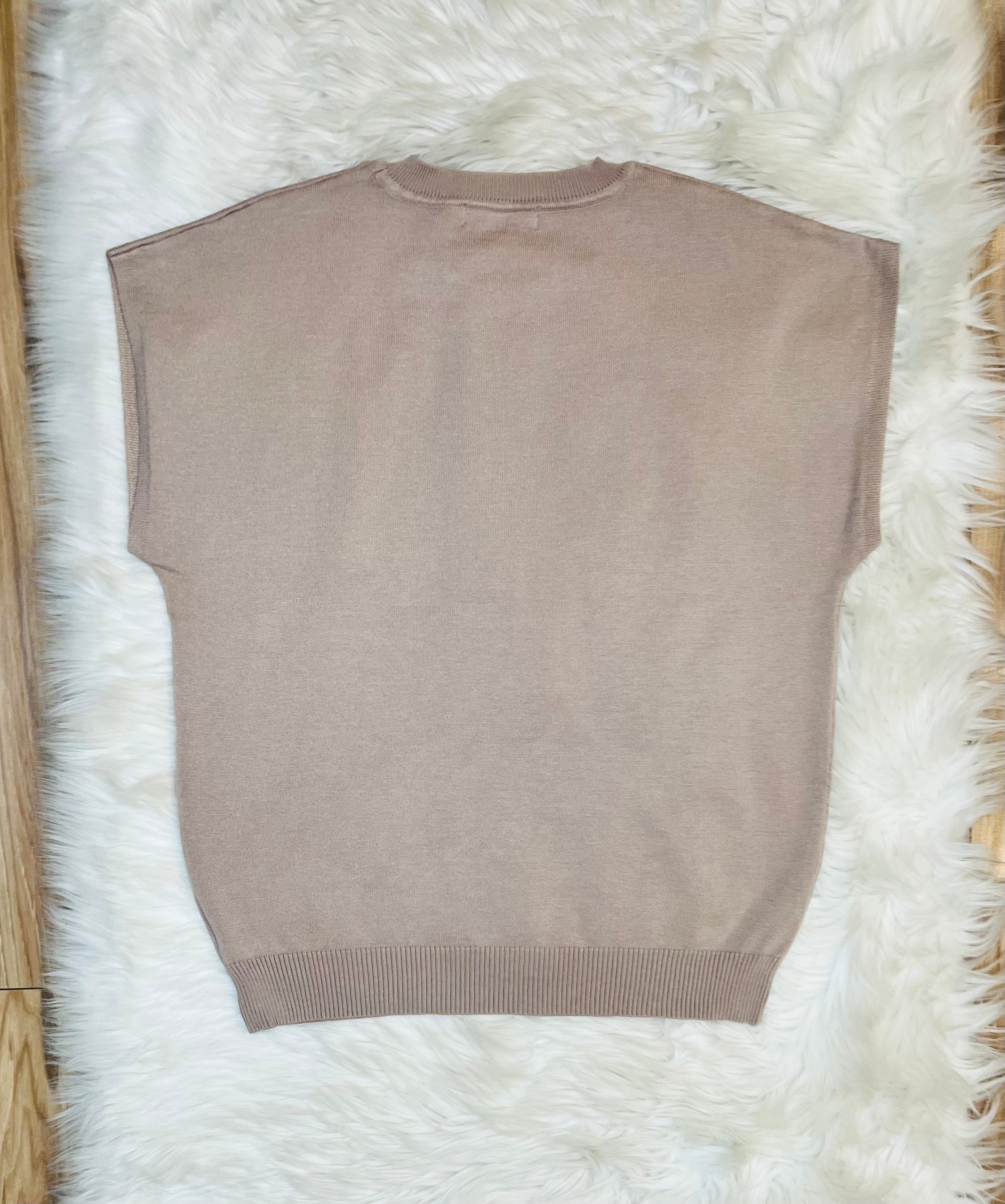 Women’s Zenana Ash Mocha Vest Top - True to Size