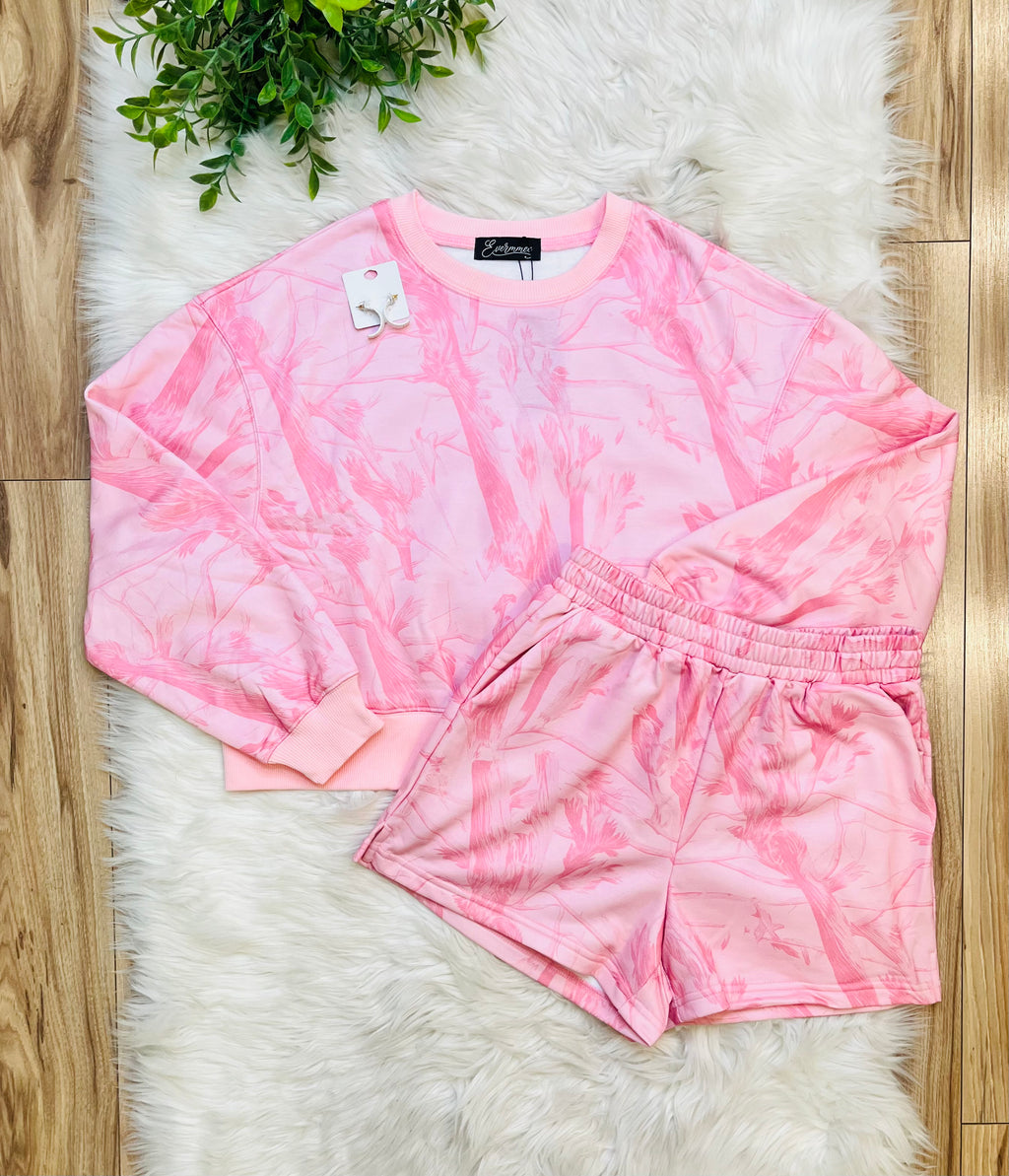 Women’s Evermmee Pink Camouflage Set