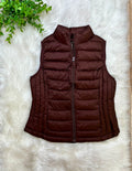 Women’s Love Tree Brown Packable Vest- True to Size Top