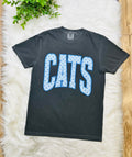 Women’s Comfort Color Cats Polka Dot Tee