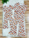 Girl’s Thanksgiving Mixed Print Outfit