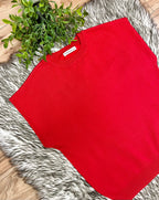Women’s Zenana Red Vest Top- True to Size