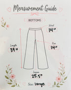 Women’s Charcoal Grey Wide Leg Crop/Petite Pants by Zenana- True to Size